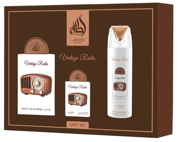 Giftset - Vintage Radio- 3pcs