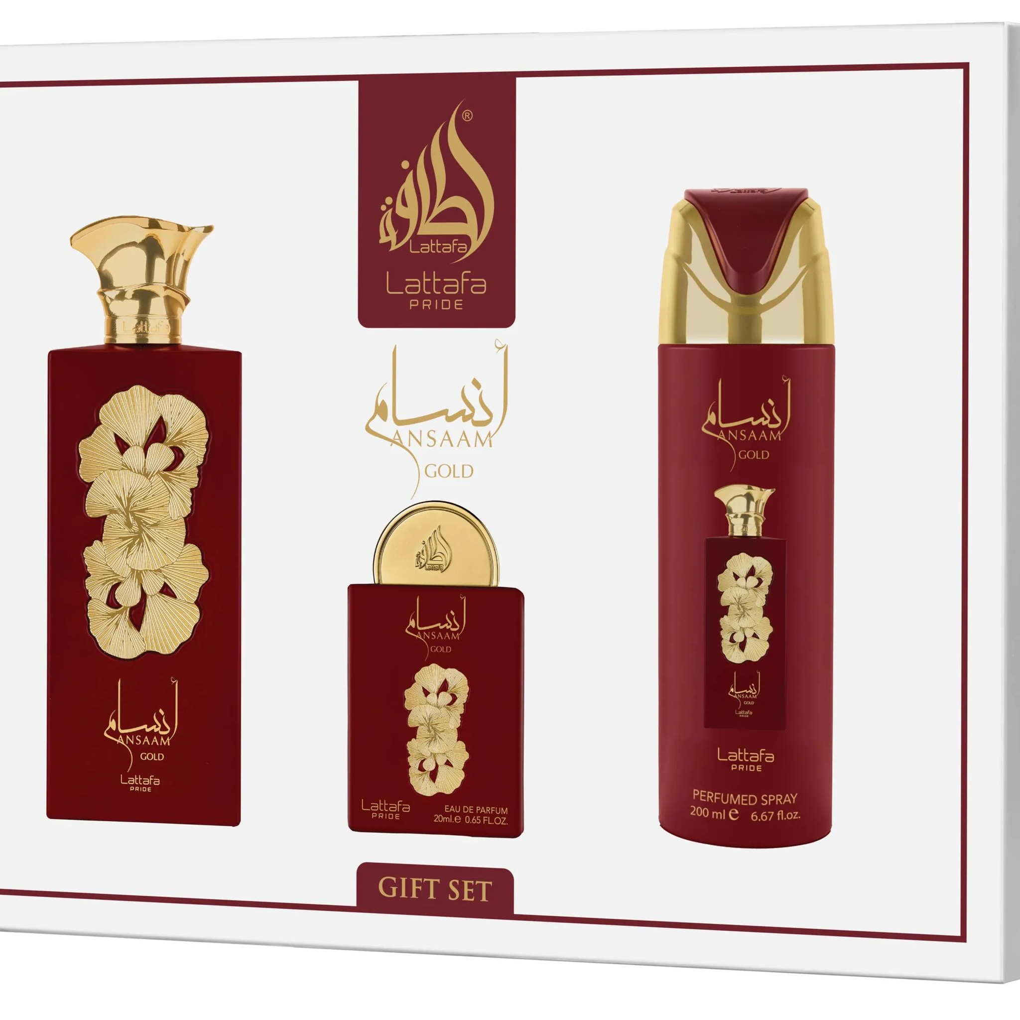 Giftset - Ansaam Gold - 3pcs